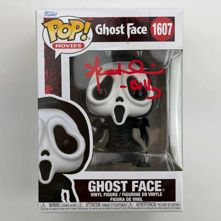 Autographed/Signed Skeet Ulrich Billy Ghostface Scream Funko Pop #1607 JSA COA