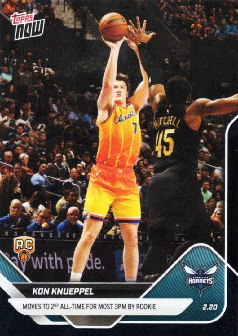 2025 Topps Now Kon Knueppel #179 Black Foil /10 Rookie RC Basketball Card