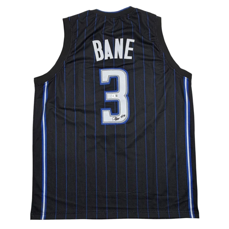 Autographed/Signed Desmond Bane Orlando Black Pinstripe Jersey Beckett BAS COA