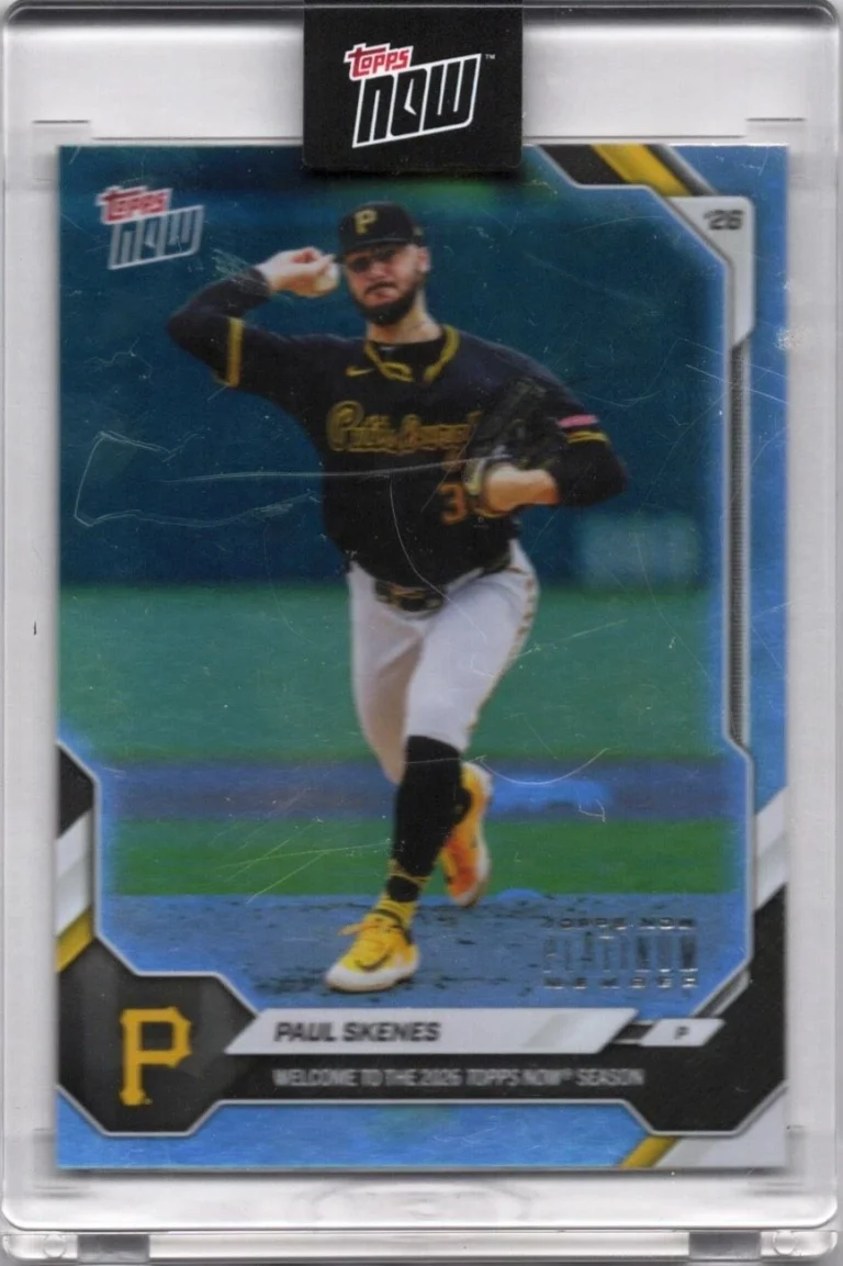 2026 Topps Now Paul Skenes #WCLM Platinum Member Edition Baseball Card