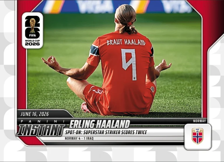 2026 Panini Instant FIFA World Cup Erling Haaland #42 Norway Soccer Card