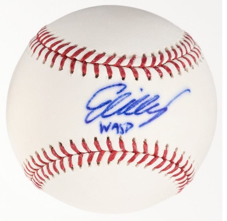 Evangeline Lilly Signed Auto OML Baseball Wasp Insc Marvel Ant Man Beckett BAS