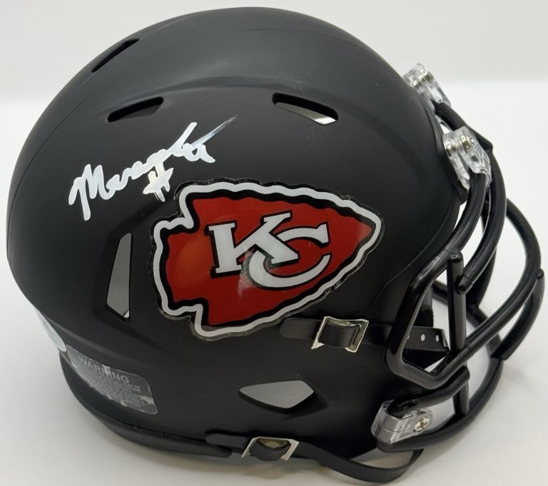 Mansoor Delane Signed Autographed Kansas City Chiefs Mini Helmet PSA/DNA COA