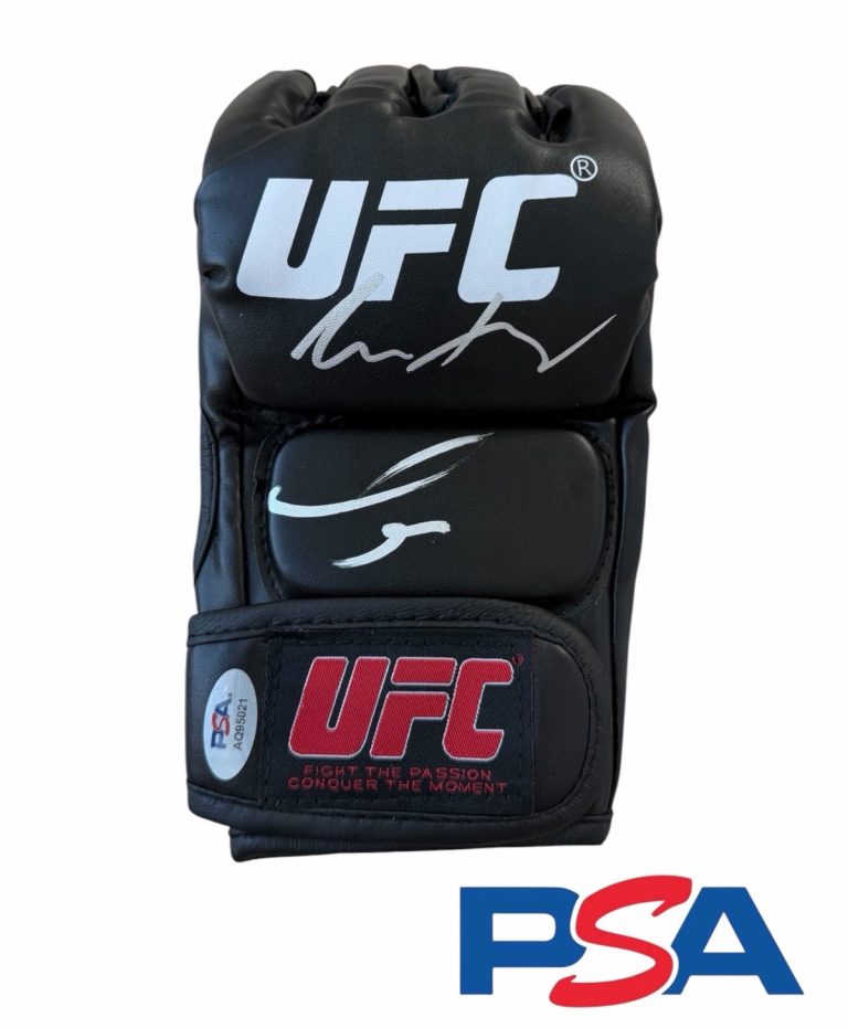 Conor McGregor & Max Holloway Dual Signed UFC 329 Fight Glove PSA/DNA AUTO