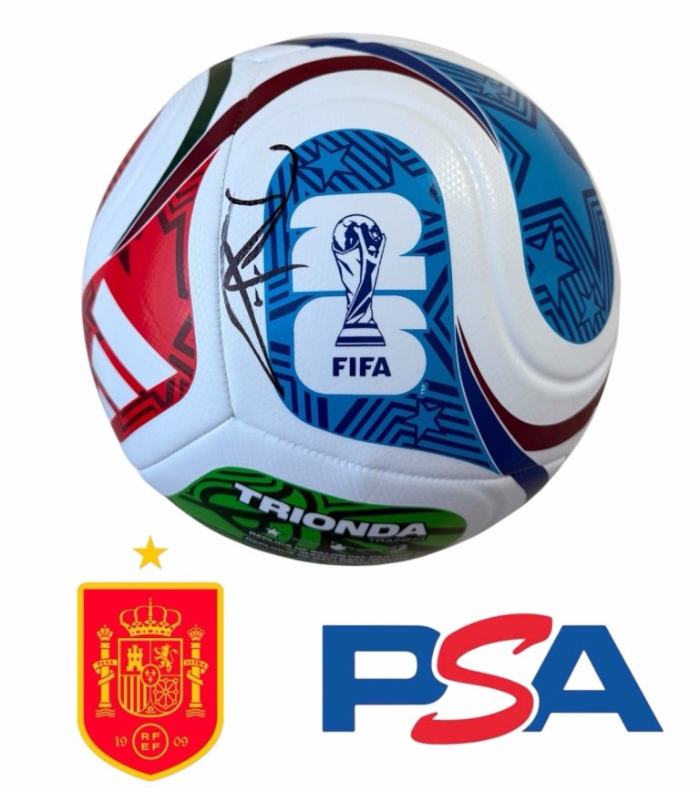 PEDRI Signed Autographed 2026 FIFA World Cup Soccer Ball PSA AUTO SPAIN ESPAÑA