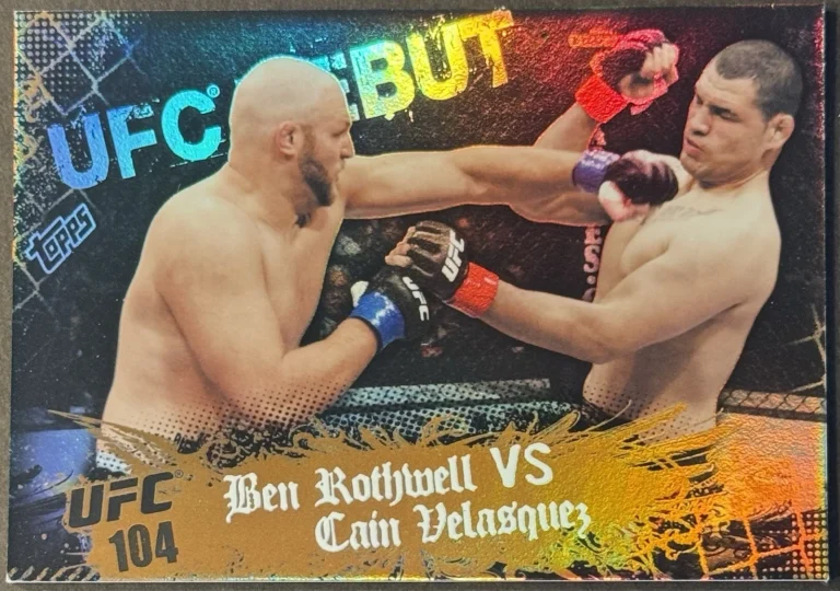 2010 UFC Main Event Bronze #/d 88 Ben Rothwell vs Cain Velasquez Rookie RC #140
