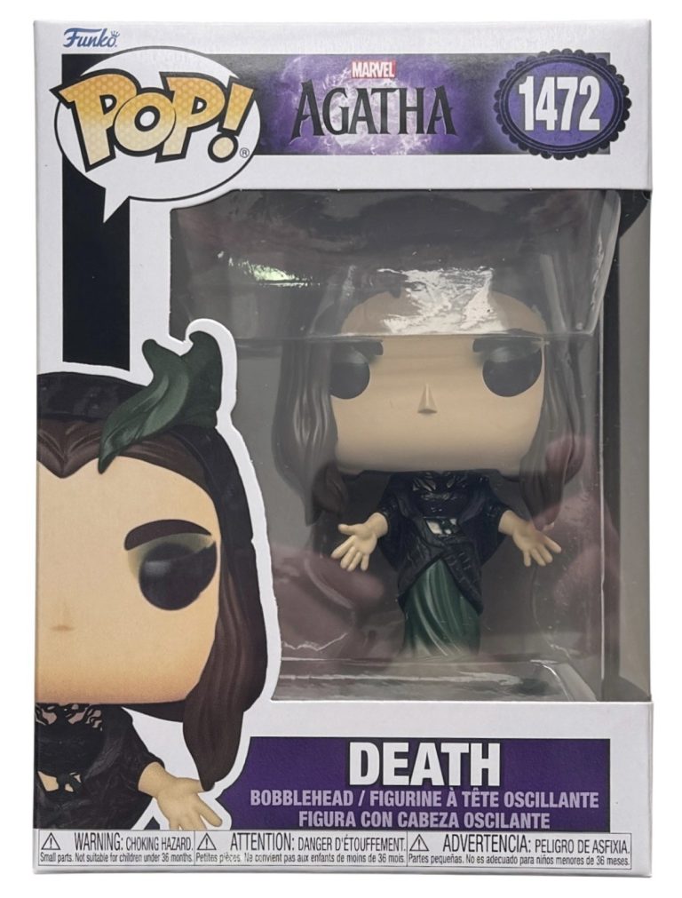 Funko POP! Marvel: Agatha All Along - Death -  #1472 Vinyl Figure + Protector