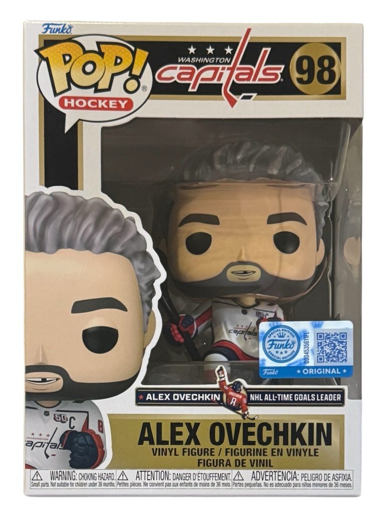 Funko Pop! Hockey Alex Ovechkin #98 Washington Capitals Exclusive + Protector