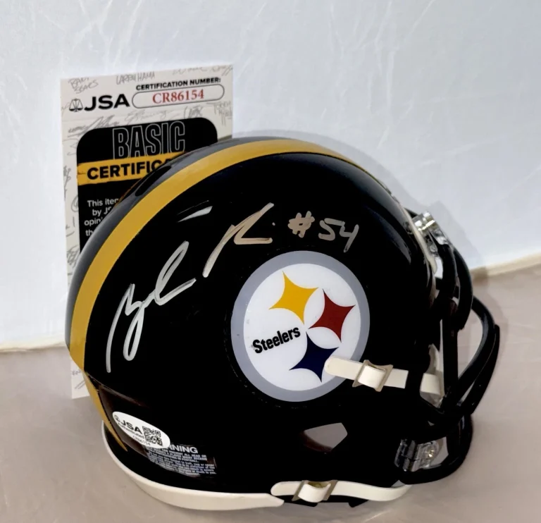 Zach Frazier signed Pittsburgh Steelers mini helmet autographed JSA