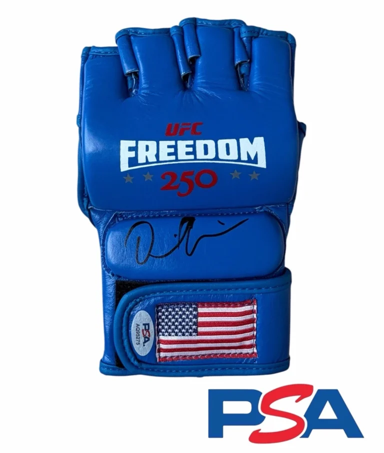 Daniel Cormier Signed 2026 UFC Freedom 250 Fight Glove PSA AUTO USA WHITE HOUSE