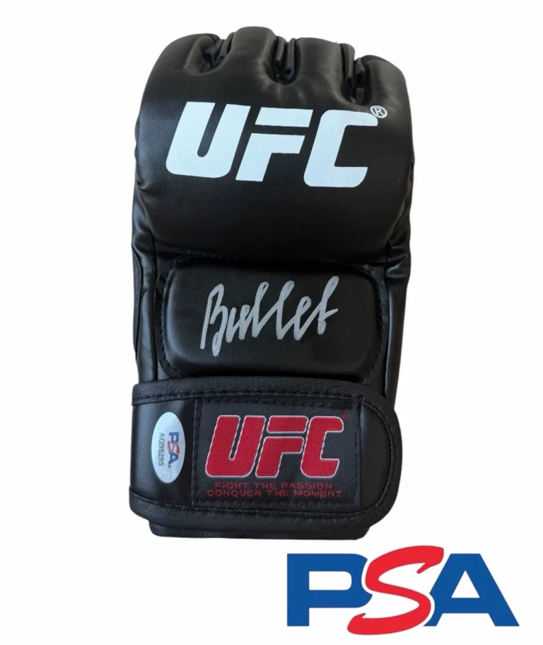 Valentina Shevchenko Signed Autographed UFC Fight Glove PSA AUTO THE BULLET