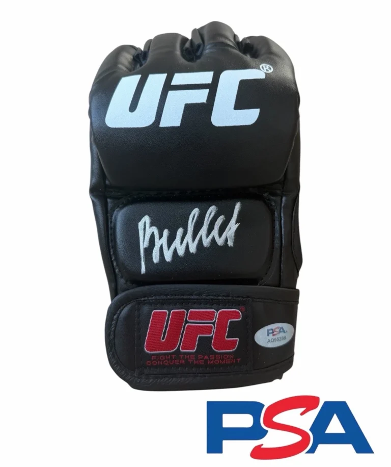 Valentina Shevchenko Signed Autographed UFC Fight Glove PSA AUTO THE BULLET