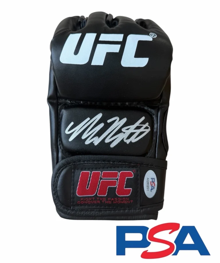 Mario Bautista Signed Autographed UFC Fight Glove PSA/DNA AUTO