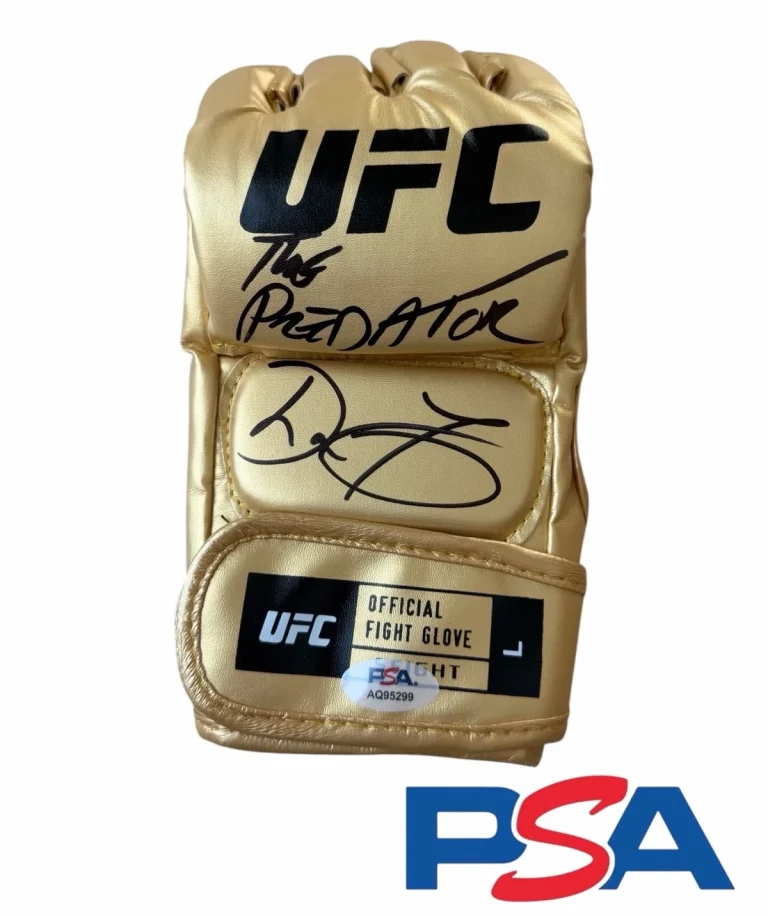Don Frye Signed Autographed UFC Gold Fight Glove PSA/DNA AUTO THE PREDATOR