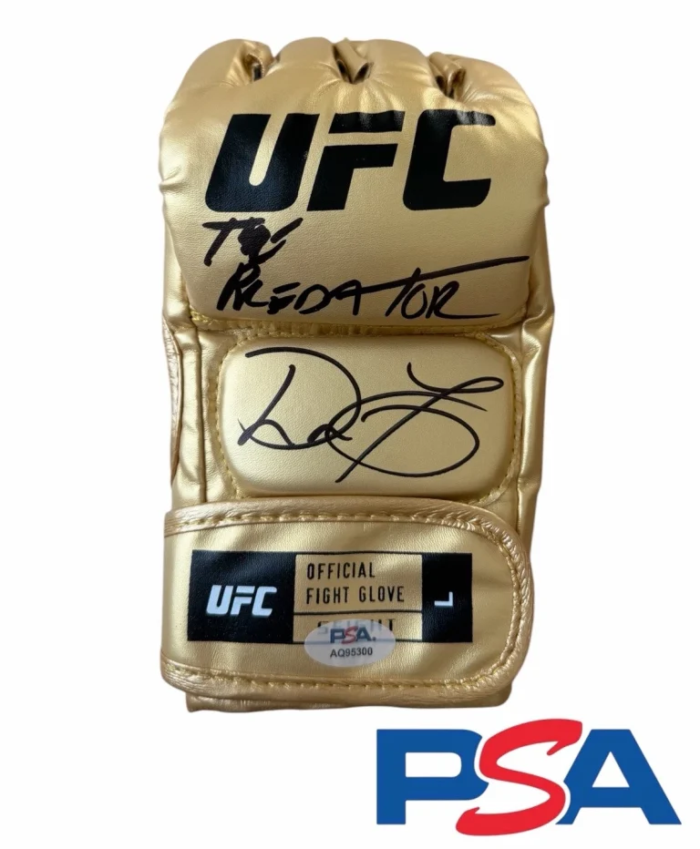 Don Frye Signed Autographed UFC Gold Fight Glove PSA/DNA AUTO THE PREDATOR