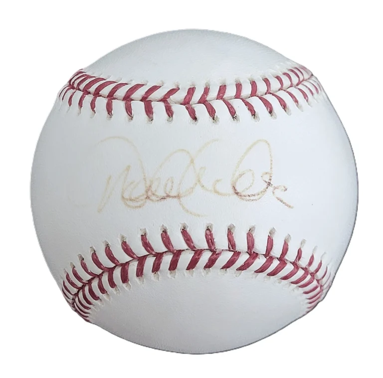 Derek Jeter Signed Auto Playing-Era OML Bud Selig Baseball JSA Yankees HOF