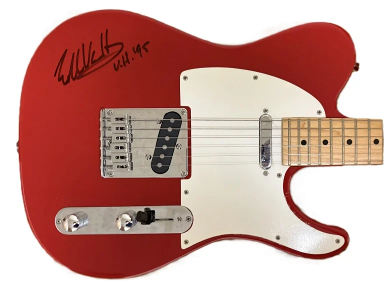 Eddie Van Halen Signed Peavey Guitar Autographed VH On Body PSA PSA/DNA