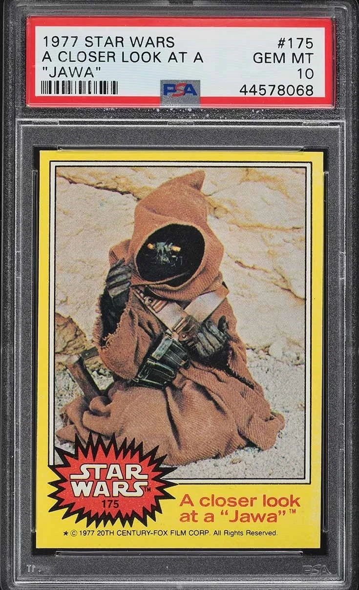 1977 Topps Star Wars A Closer look at a Jawa #175 PSA 10