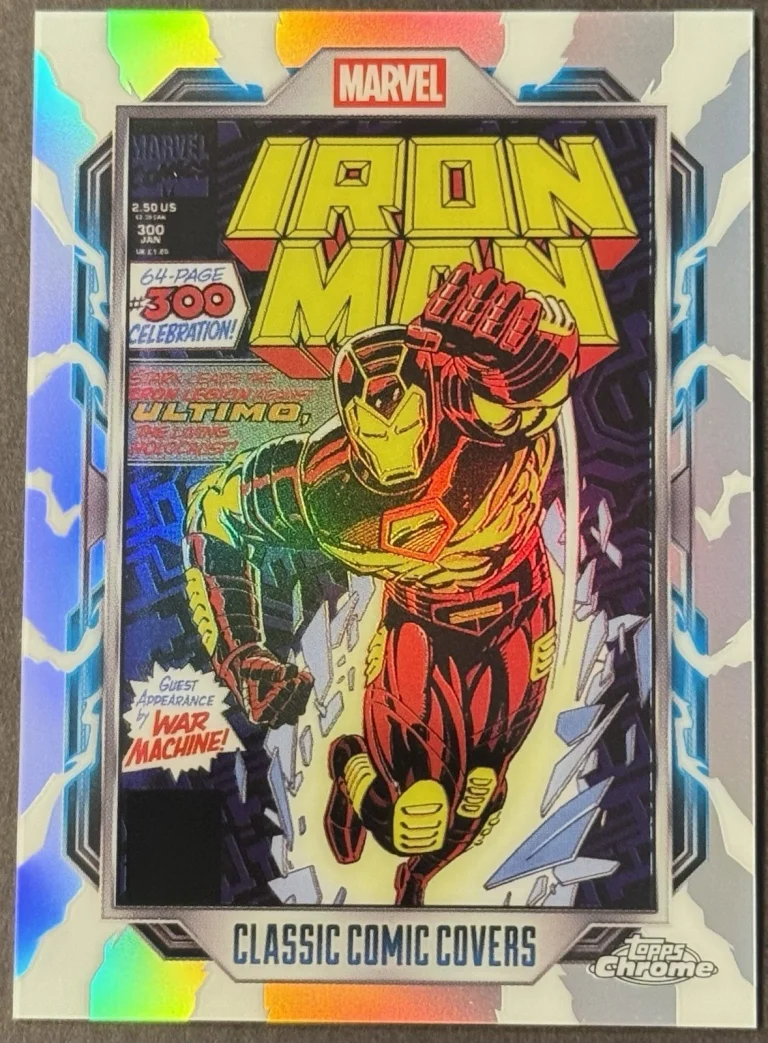 2026 Topps Chrome Marvel Comics Iron Man #300 Classic Comic Book Covers #CC-03