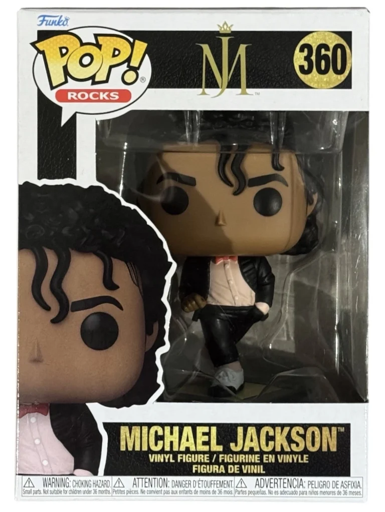 Funko Pop! Rocks Michael Jackson #360 Billie Jean Vinyl Figure MJ New +Protector