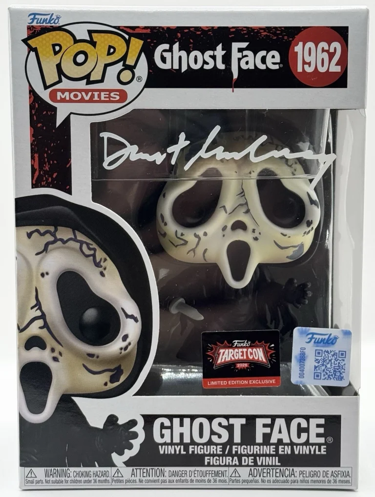 DERMOT MULRONEY SIGNED GHOST FACE SCREAM FUNKO POP JSA COA AUTOGRAPHED EXCLUSIVE