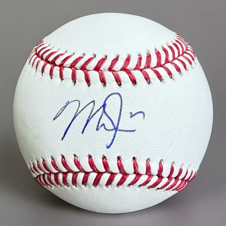 Los Angeles Angels Mike Trout Signed Autographed OML Baseball Auto PSA/DNA