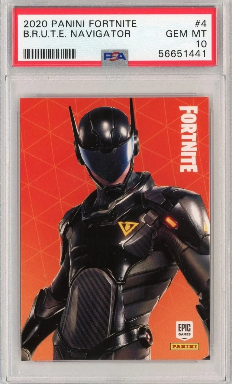 Graded 2020 Panini Fortnite B.R.U.T.E Navigator 4 Card PSA 10 Gem Mint