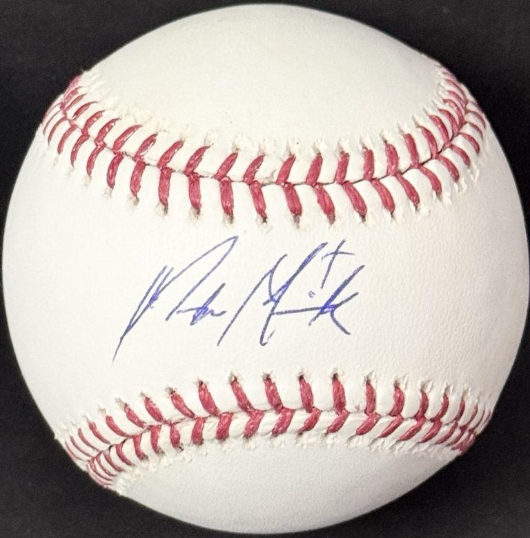 Parker Messick Signed Autographed OML Baseball Cleveland Guardians PSA/DNA COA