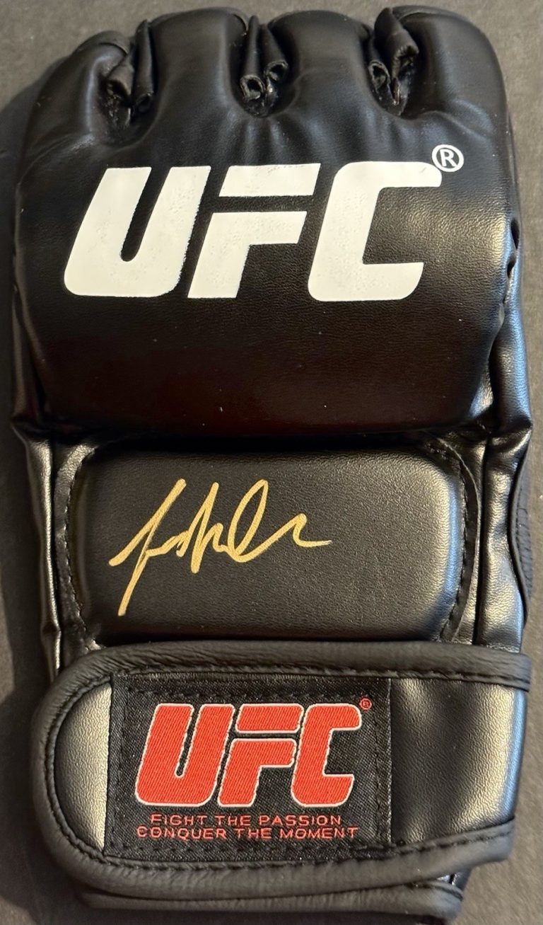 John Garza Signed Autographed UFC Fight Glove PSA/DNA COA