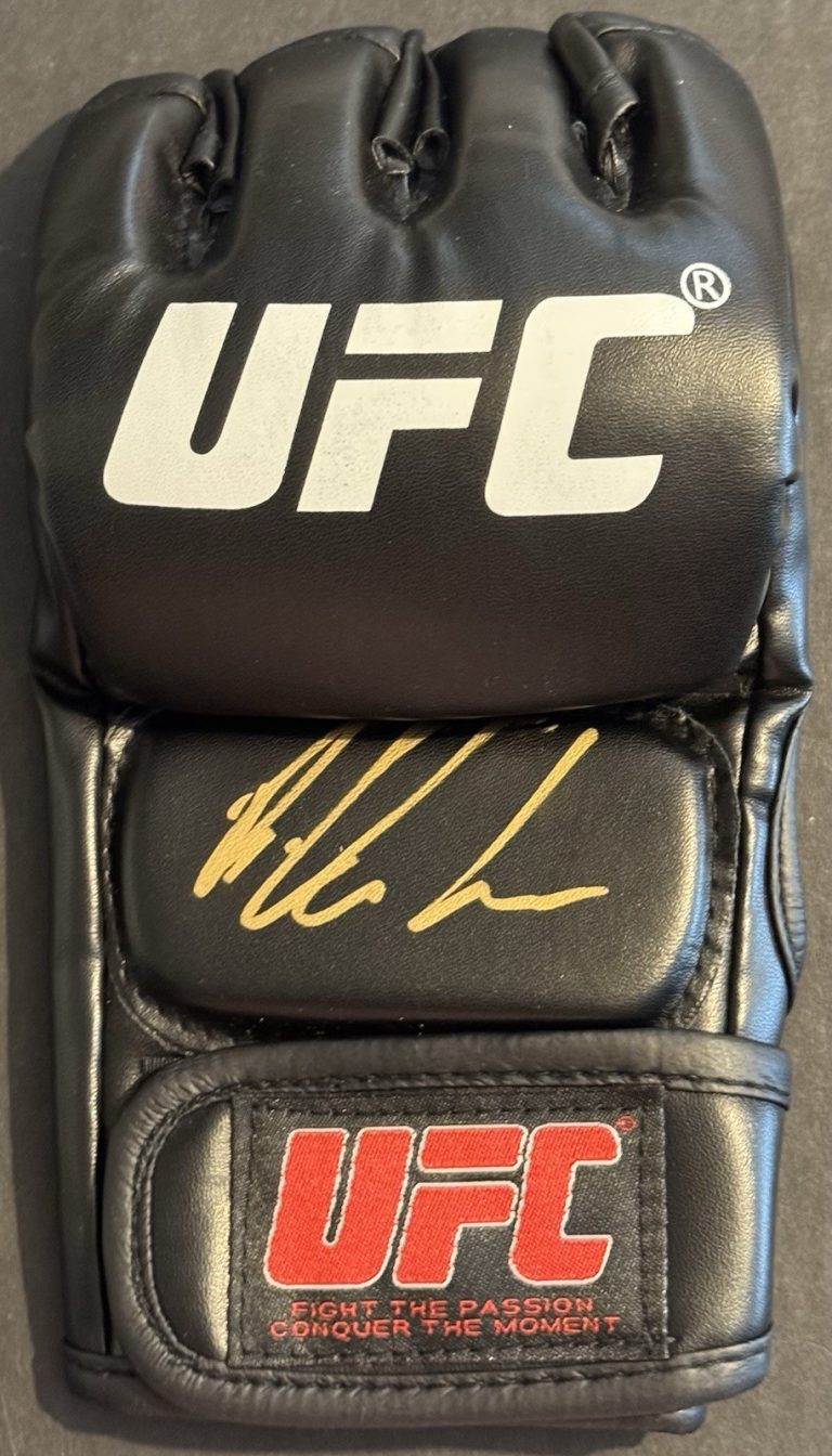 Ryan Gandra Signed Autographed UFC Fight Glove PSA/DNA COA