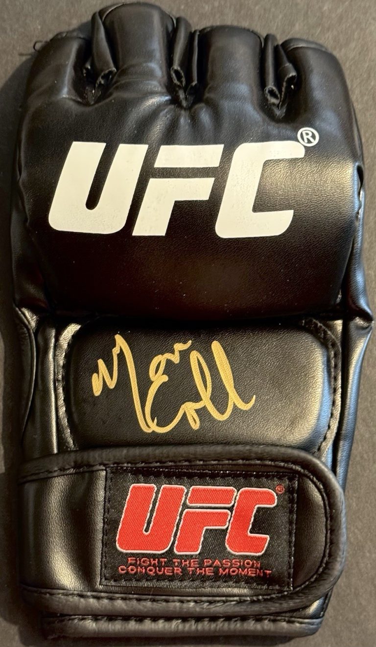 Marc Goddard Signed Autographed UFC Fight Glove Referee PSA/DNA COA