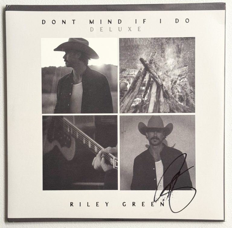 Riley Green Signed Autographed “Don’t Mind If I Do” Vinyl Record PSA/DNA Coa