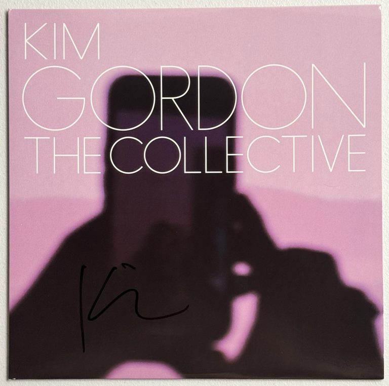 KIM GORDON SIGNED 'THE COLLECTIVE' VINYL RECORD ALBUM LP SONIC YOUTH PSA/DNA COA