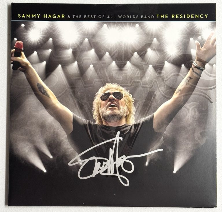 Sammy Hagar Signed Vinyl The RESIDENCY LIVE. PSA/DNA COA VAN HALEN SIGNED HAGAR