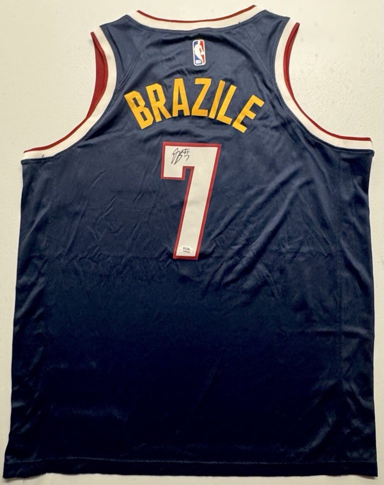 Trevon Brazile Signed Autographed Denver Nuggets Jersey PSA/DNA COA