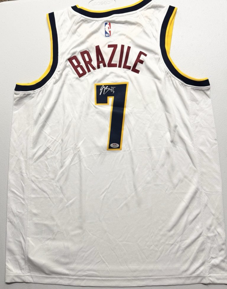 Trevon Brazile Signed Autographed Denver Nuggets Jersey PSA/DNA COA