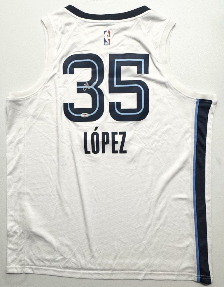 Karim Lopez Signed Autographed Memphis Grizzlies Jersey PSA/DNA COA
