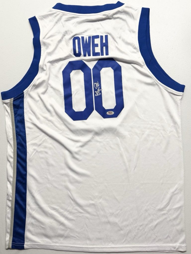 Otega Oweh Signed Autographed Kentucky Wildcats Basketball Jersey PSA/DNA COA