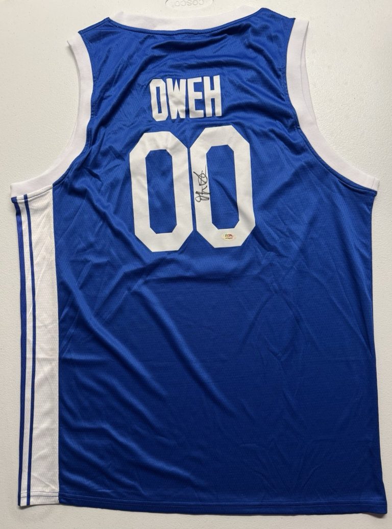 Otega Oweh Signed Autographed Kentucky Wildcats Basketball Jersey PSA/DNA COA