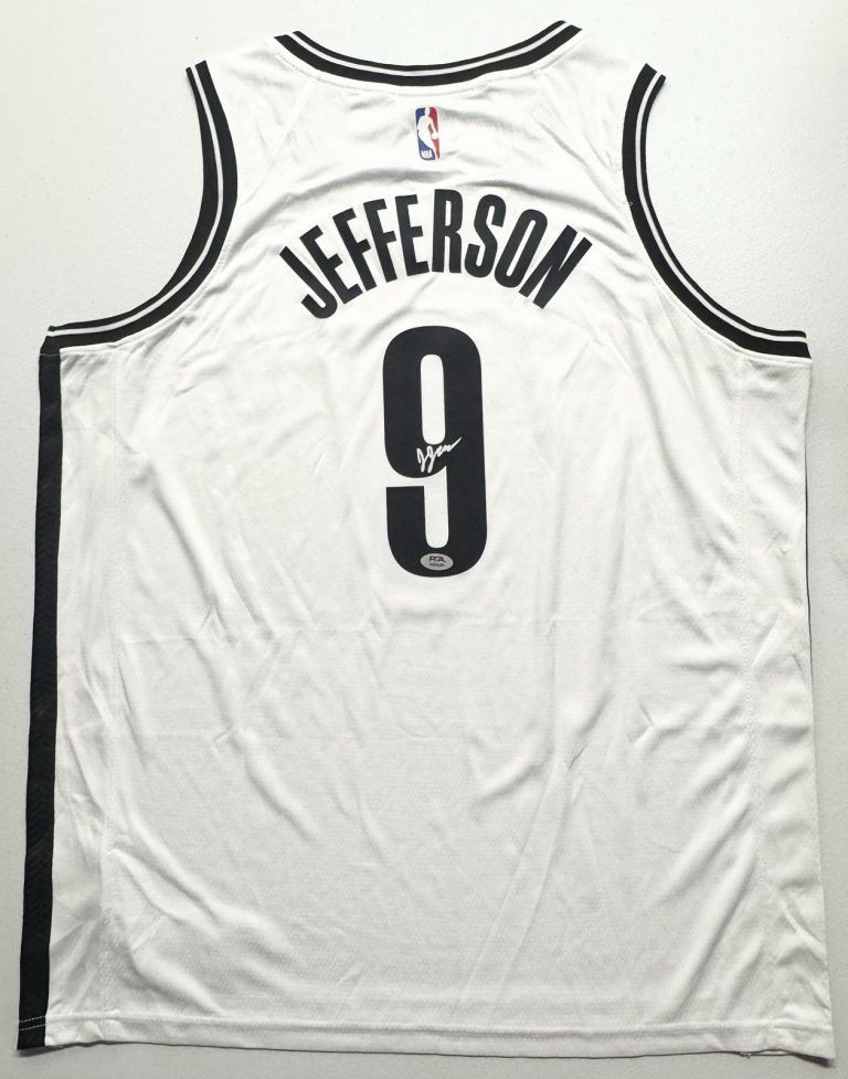 Joshua Jefferson Signed Autographed Brooklyn Nets Jersey PSA/DNA COA