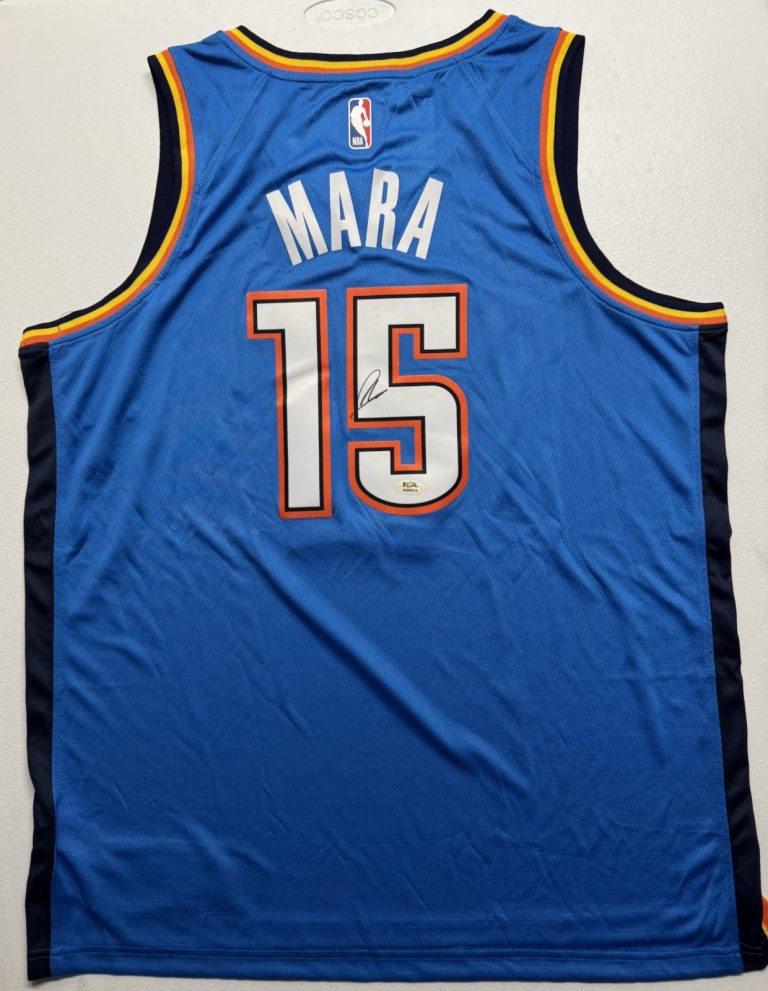 Aday Mara Signed Autographed Oklahoma City Thunder Jersey PSA/DNA COA