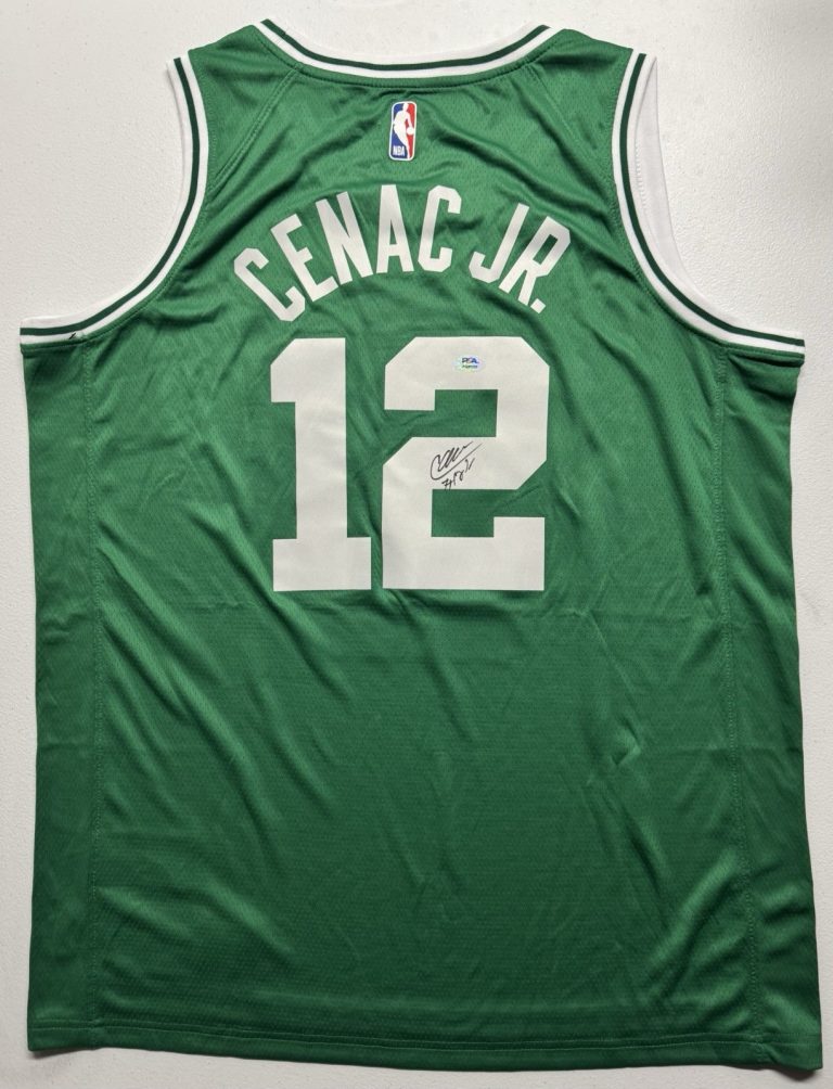 Chris Cenac Jr. Signed Autographed Boston Celtics Jersey PSA/DNA COA