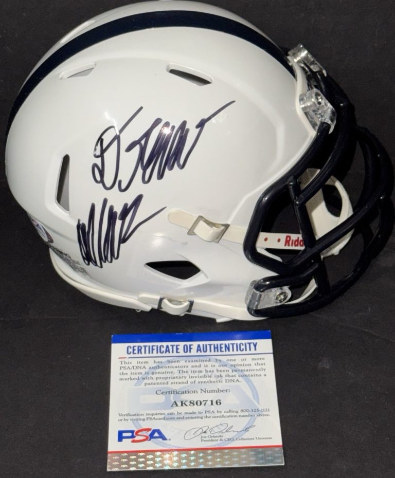 Drew Allar Signed Autographed Penn State Nittany Lions Mini Helmet PSA/DNA