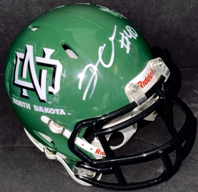 Jim Kleinsasser Signed North Dakota Fighting Sioux Mini Helmet PSA/DNA COA