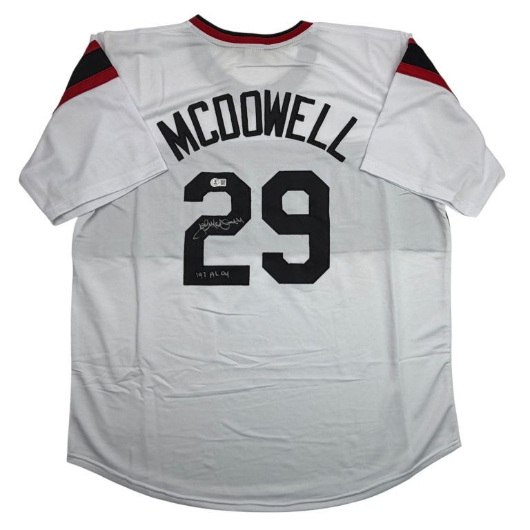 Autographed/Signed Jack McDowell Chicago White Retro Jersey Beckett BAS COA