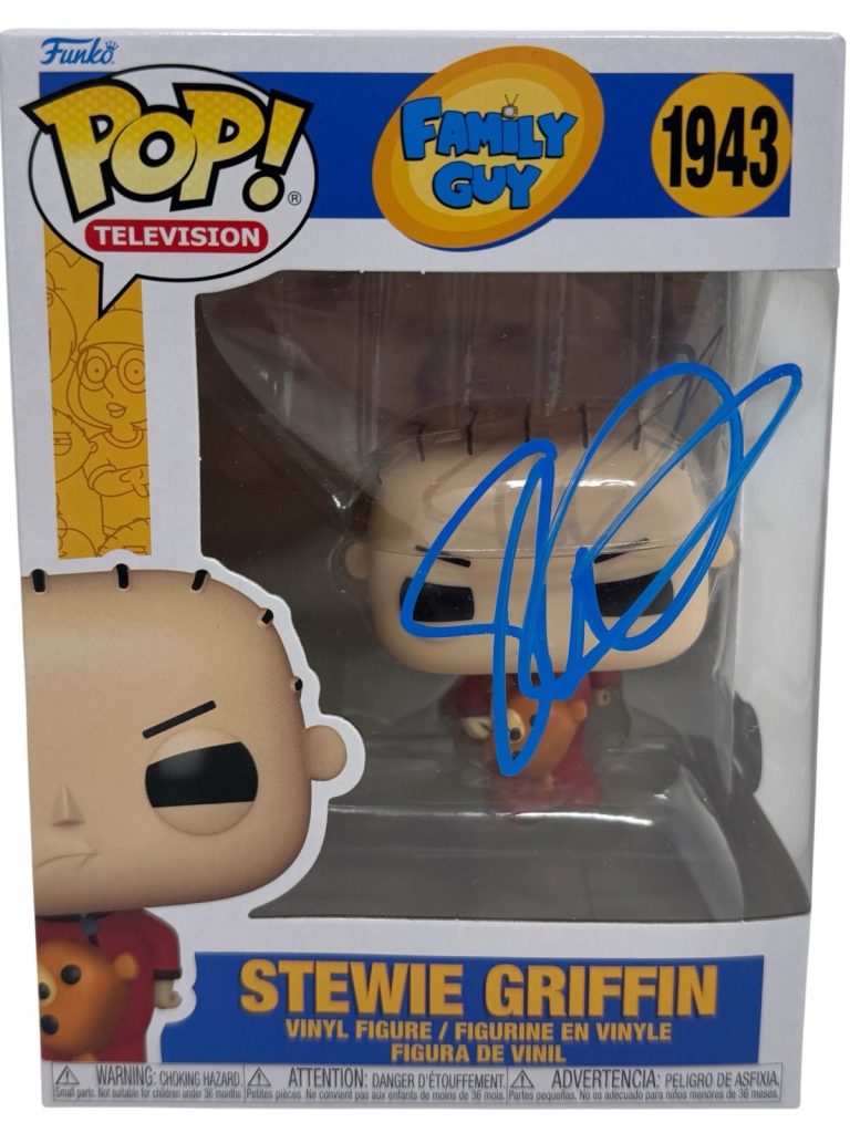Seth MacFarlane Signed Family Guy Stewie Griffin Funko Pop Autograph Beckett COA