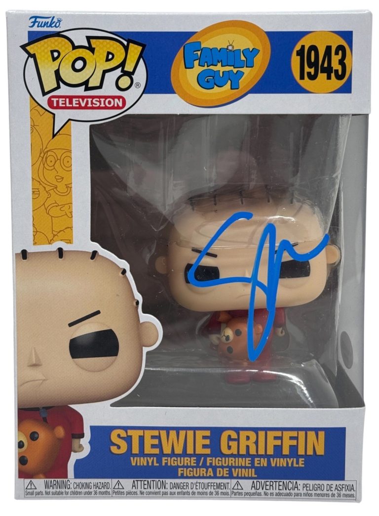 Seth MacFarlane Signed Family Guy Stewie Griffin Funko Pop #1943 Autograph ACOA