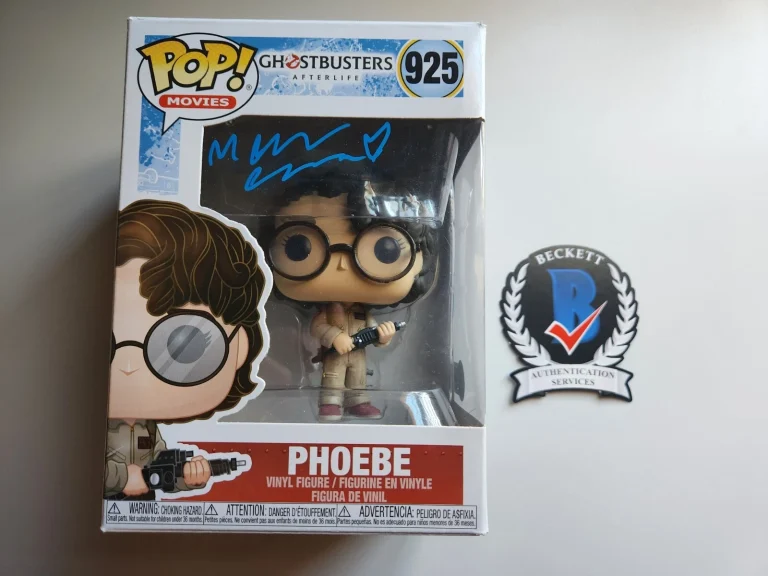 MCKENNA GRACE SIGNED GHOSTBUSTERS AFTERLIFE PHEOBE FUNKO POP BECKETT BAS COA