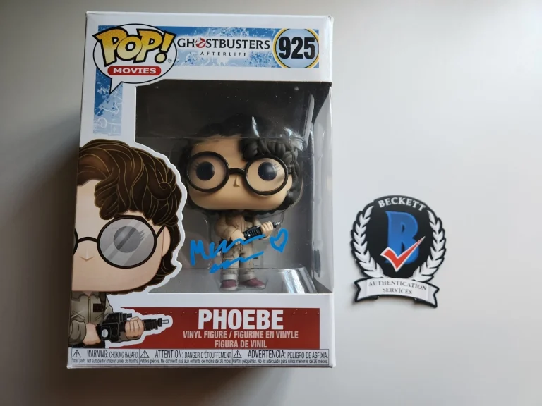 MCKENNA GRACE SIGNED GHOSTBUSTERS AFTERLIFE PHEOBE FUNKO POP BECKETT BAS COA