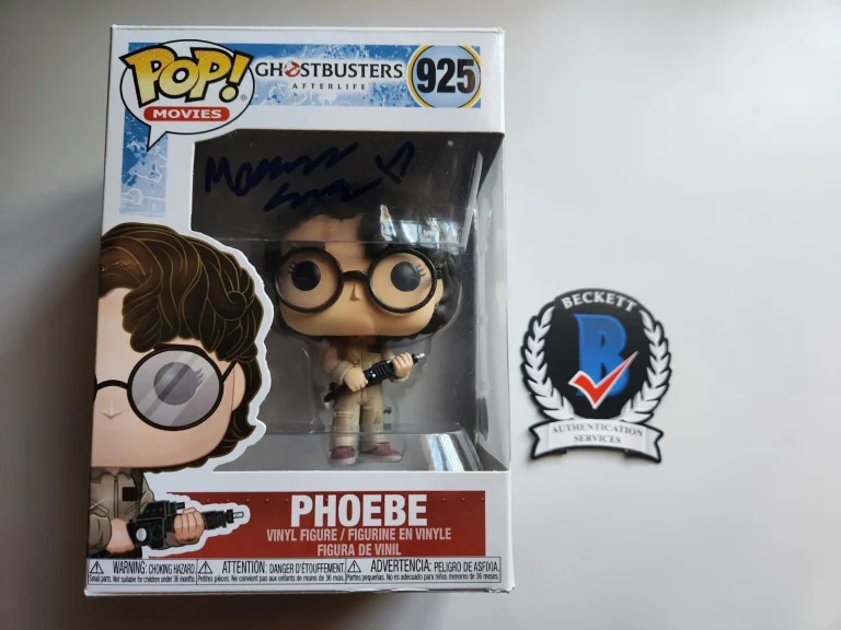 MCKENNA GRACE SIGNED GHOSTBUSTERS AFTERLIFE PHEOBE FUNKO POP BECKETT BAS COA